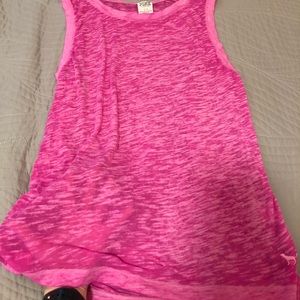 PINK pink see-through tank